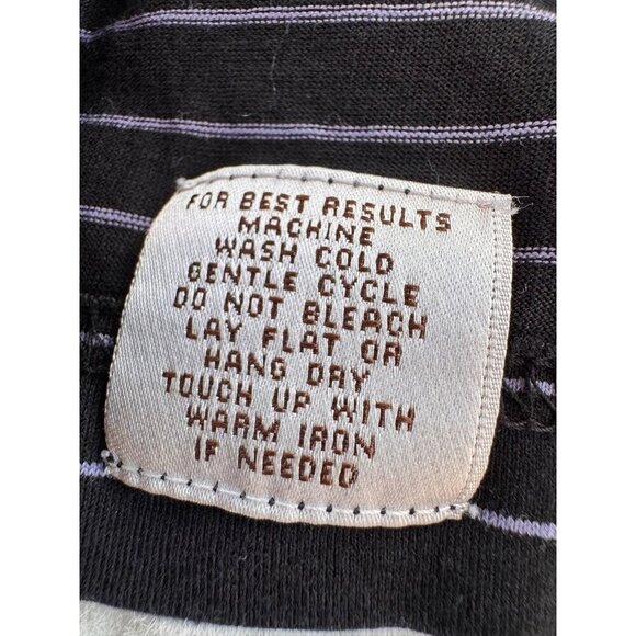 Peter Millar Men's Size L Striped Polo Shirt Black - Picture 10 of 10